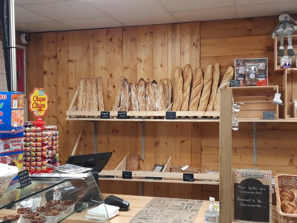 comptoir d'affichage de garde-manger